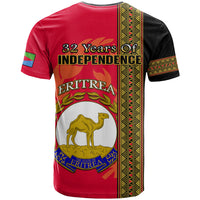 Eritrea T Shirt African Pattern Happy Independence Day Version Black - Wonder Print Shop