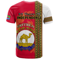 Eritrea T Shirt African Pattern Happy Independence Day Version White - Wonder Print Shop