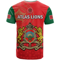 Morocco Football T Shirt Atlas Lions Red World Cup 2022 - Wonder Print Shop