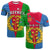 Custom Eritrea T Shirt Eritrean Map Mix African Pattern Simple Style - Wonder Print Shop