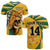 Custom Jamaica Athletics T Shirt Jamaican Flag Mix Lion Sporty Style - Wonder Print Shop