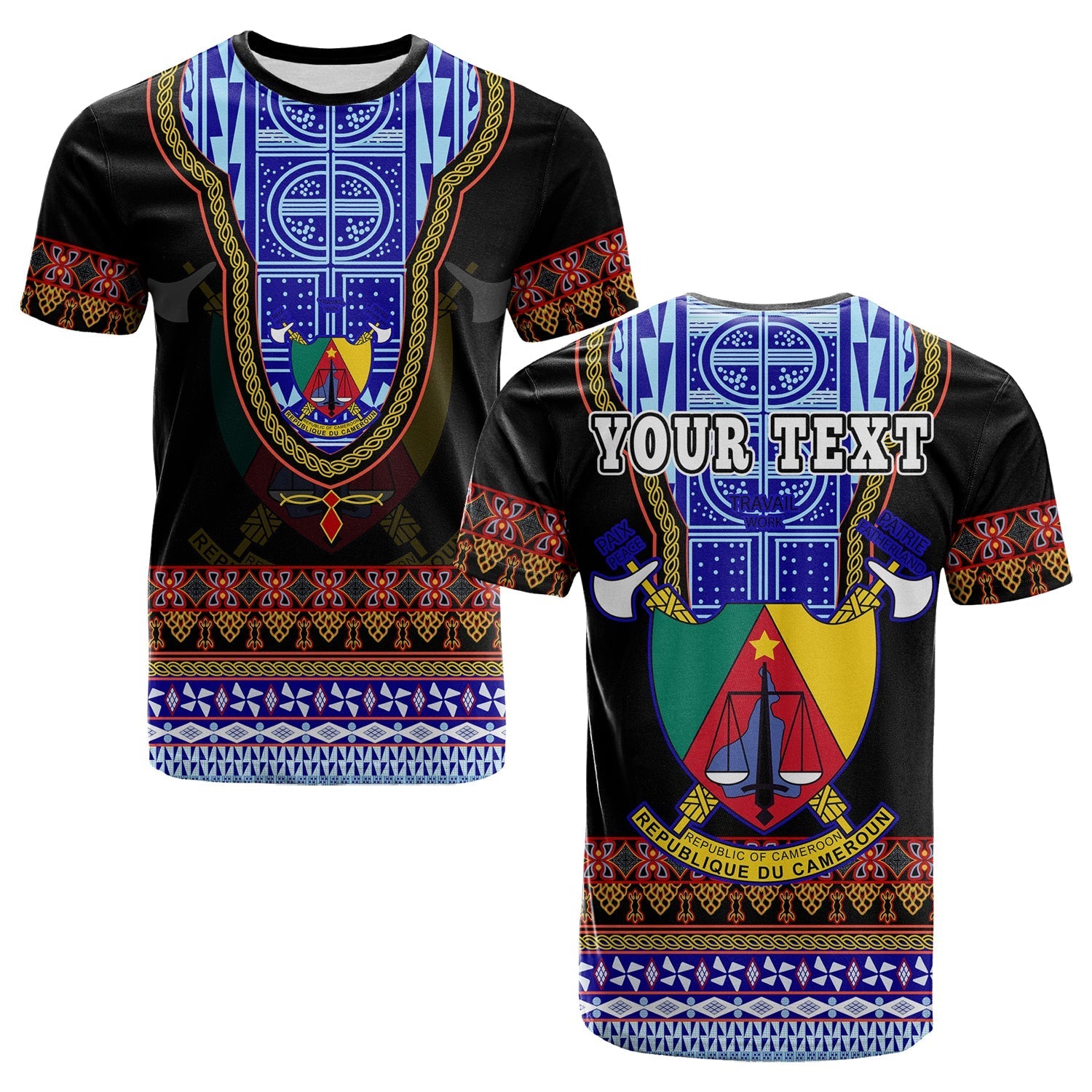custom-personalised-cameroon-t-shirt-atoghu-pattern-black-style