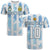 Custom Argentina Football T Shirt AFA Champions 2022 Sporty Style - Wonder Print Shop
