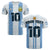Custom Argentina T Shirt Football 2022 Vamos La Albiceleste - Wonder Print Shop