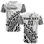 Custom Text And Number Fiji Rugby T Shirt Fijian Cibi Dance Tapa Pattern White - Wonder Print Shop