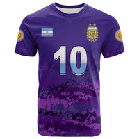 Custom Argentina Football T Shirt Go Champions La Albiceleste LT13 - Wonder Print Shop