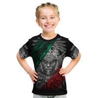 Custom Personalised Mexico T Shirt KID Warrior Eagle Aztec LT13 - Wonder Print Shop