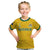 (Custom Text and Number) Australia Soccer T Shirt KID World Cup Football 2022 Socceroos with Kangaroos LT13 - Wonder Print Shop