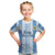 (Custom Text and Number) Argentina Football T Shirt KID Champions World Cup Gaucho Vamos LT13 - Wonder Print Shop
