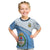 Custom Argentina T Shirt Football 2022 Champions Blue Sky May Sun LT13 - Wonder Print Shop