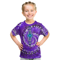Custom African T Shirt Tie Dye Purple Fashion LT13 - Wonder Print Shop