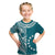 Custom Cook Islands Tatau T Shirt Symbolize Passion Stars Version Blue LT13 - Wonder Print Shop