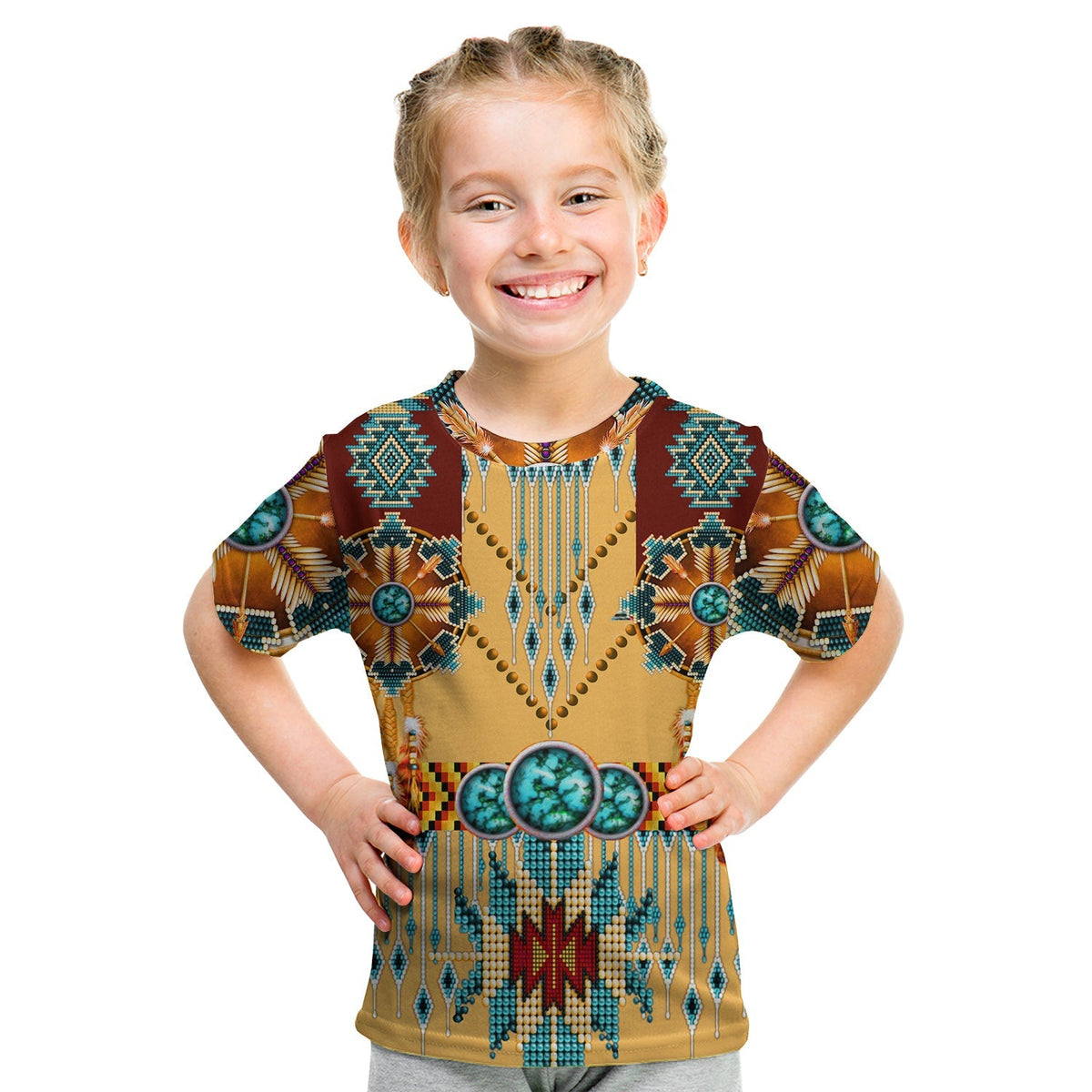 Native American T shirt KID Dream Catchers Indigenous LT13 - Wonder Print Shop