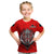 Canada Maple Leaf T Shirt Red Haida Wolf LT13 - Wonder Print Shop