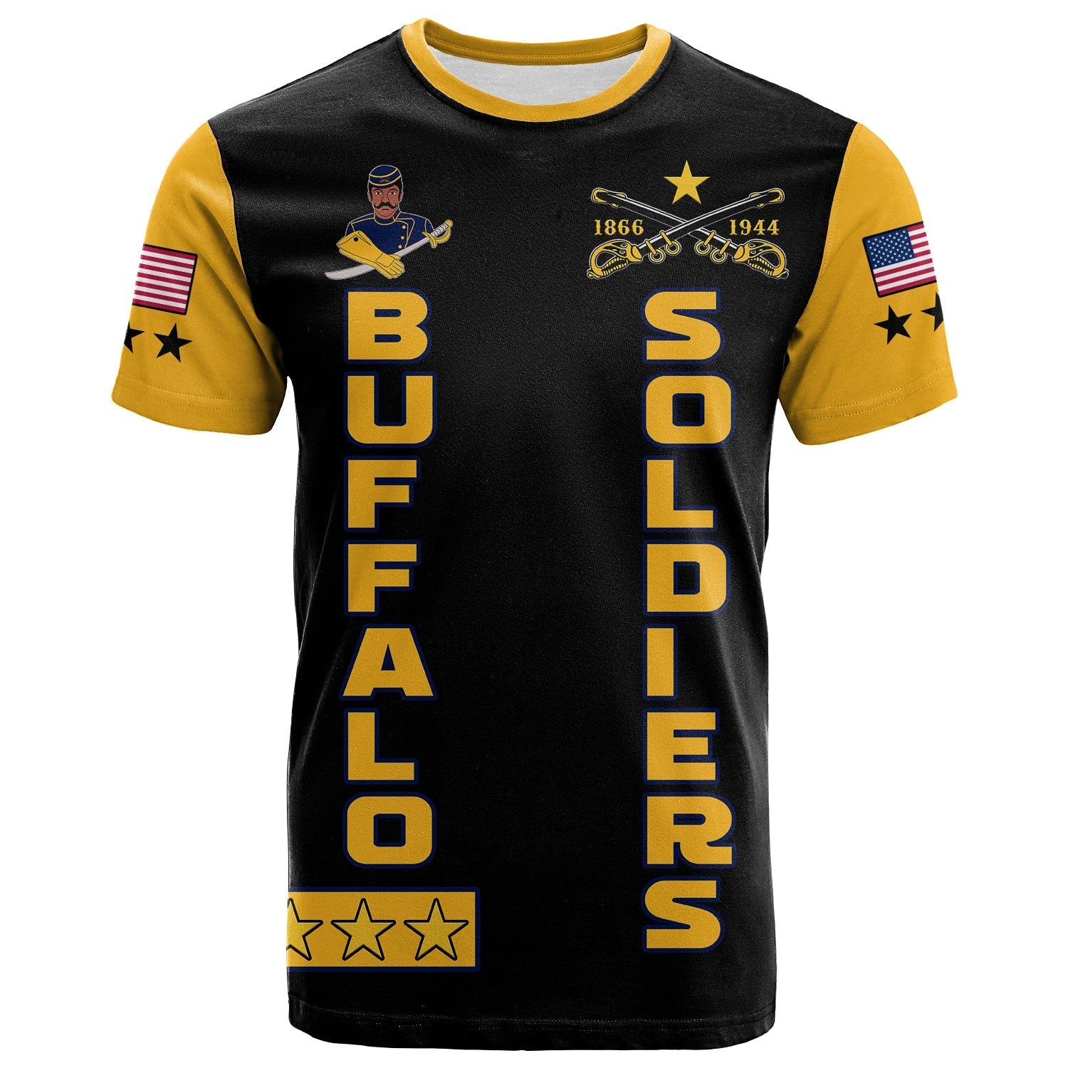 Buffalo Soldiers T Shirt BSMC Club Adore Motorcycle LT13 - Wonder Print Shop