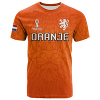 Custom Football T Shirt 2022 Soccer World Cup Oranje Champions LT13 - Wonder Print Shop