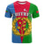 Eritrea T Shirt Eritrean Map Mix African Pattern Simple Style - Wonder Print Shop