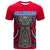 Custom Guam Chamorro T Shirt Latte Stone Red Polynesian Haligi LT13 - Wonder Print Shop