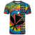 Custom Hawaii T Shirt Tie Dye with Flowers and Polynesian Tribal LT13 - Wonder Print Shop