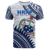 Custom HRPP Samoa T Shirt Samoan Coat Of Arms Polynesian Pattern - Wonder Print Shop