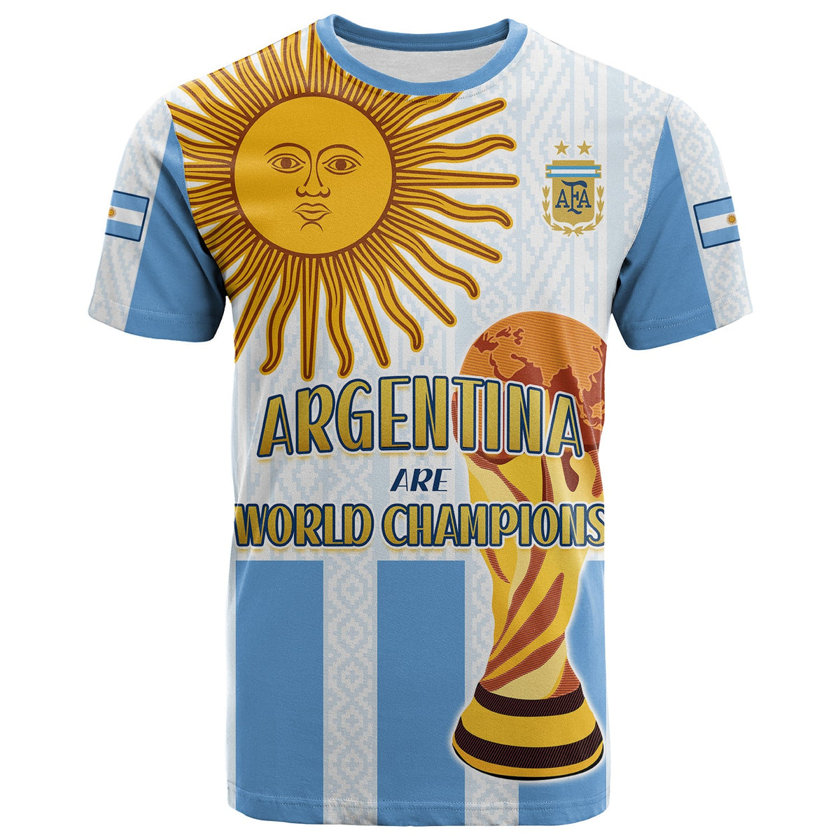 Argentina Football T Shirt World Champions 2022 Dream Come True LT13 - Wonder Print Shop
