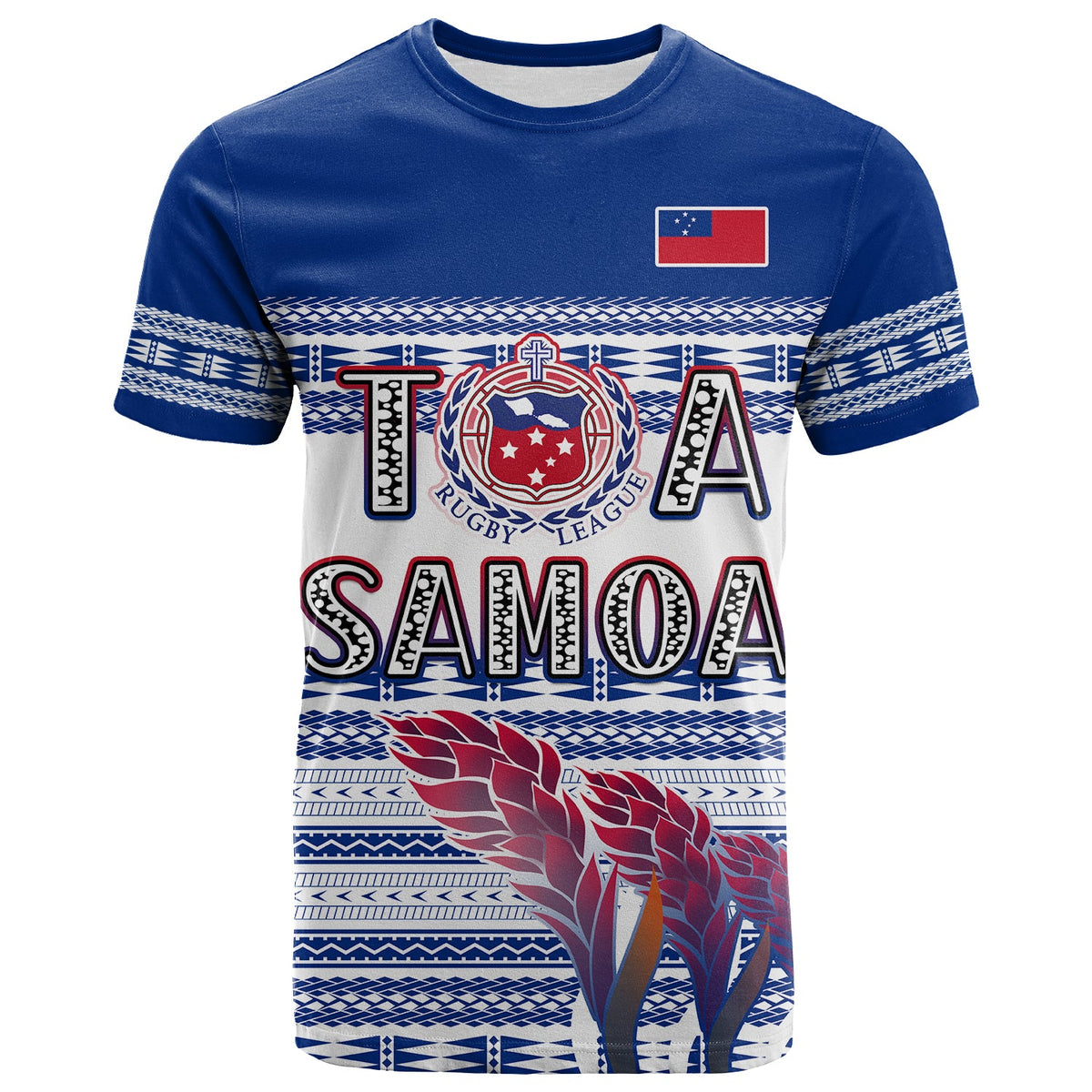 Toa Samoa Rugby T Shirt Uso Aso Uma Go Champions White LT13 - Wonder Print Shop
