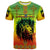 Ethiopia T Shirt Cross Mix Lion Colorful Style - Wonder Print Shop