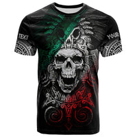 Custom Mexico T Shirt Skull Eagle Aztec LT13 - Wonder Print Shop