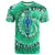 Custom African T Shirt Tie Dye Green Fashion LT13 - Wonder Print Shop