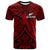 New Zealand Silver Fern Rugby T Shirt All Black Red NZ Maori Pattern LT13 - Wonder Print Shop