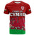 Wales Football 2022 T Shirt Come On CYMRU The Red Wall LT13 - Wonder Print Shop