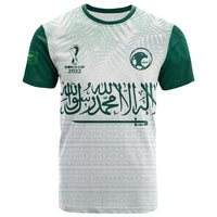 Saudi Arabia FootbT Shirt KSA Proud Arabia Pattern White Special LT13 - Wonder Print Shop