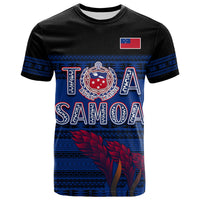 Toa Samoa Rugby T Shirt Uso Aso Uma Go Champions Blue LT13 - Wonder Print Shop
