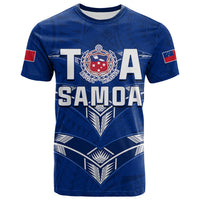 Toa Samoa Rugby T Shirt Siamupini Proud Blue LT13 - Wonder Print Shop