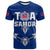 Toa Samoa Rugby T Shirt Siamupini Proud Blue LT13 - Wonder Print Shop