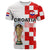 Custom Croatia Football T Shirt Hrvatska Checkerboard Champions WC 2022 - Wonder Print Shop