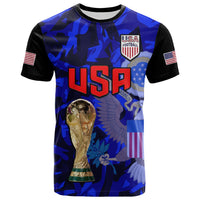 Custom USA Football T Shirt The Yanks Champions WC 2022 - Wonder Print Shop