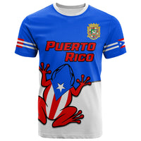 Custom Puerto Rico T Shirt Coqui Frog Simple Style - Wonder Print Shop