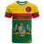 Custom Dominica T Shirt Dominican Coat Of Arms With Map - Wonder Print Shop