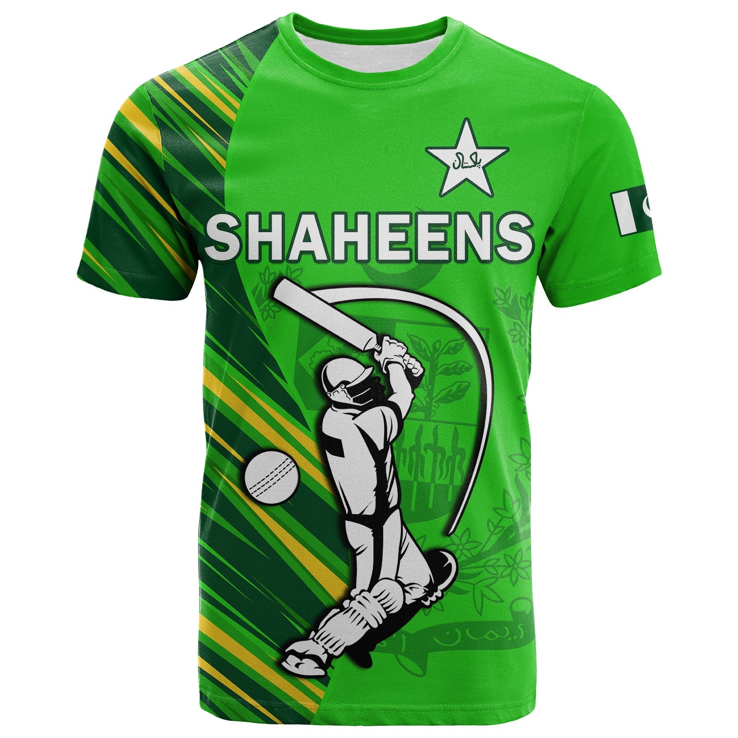 Pakistan Cricket T Shirt Go Shaheens Simple Style - Wonder Print Shop