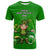 Ireland T Shirt Saint Patricks Day Happy Leprechaun And Shamrock - Wonder Print Shop