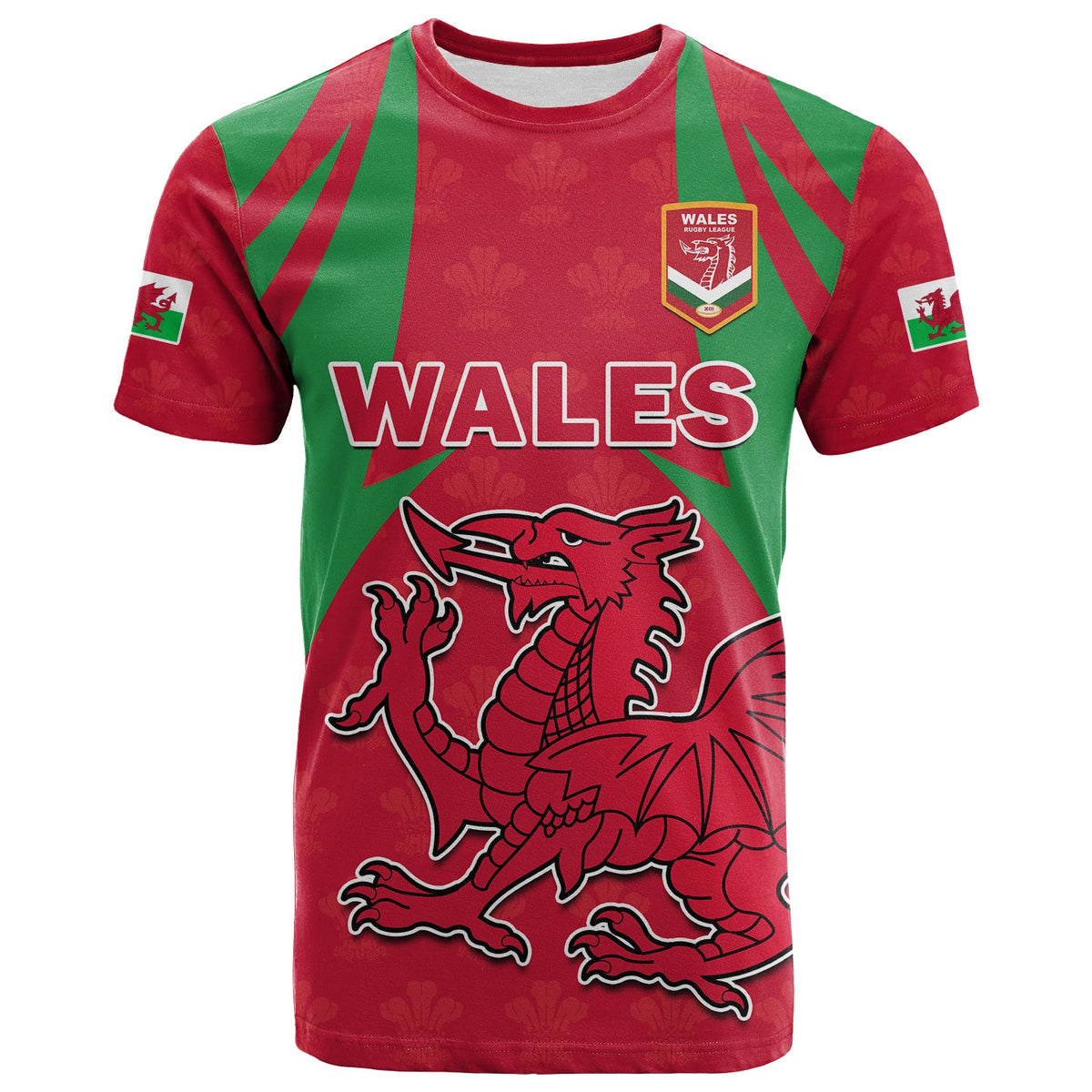 Wales Rugby T Shirt The Dragons National Team Come On Cymru - Wonder Print Shop