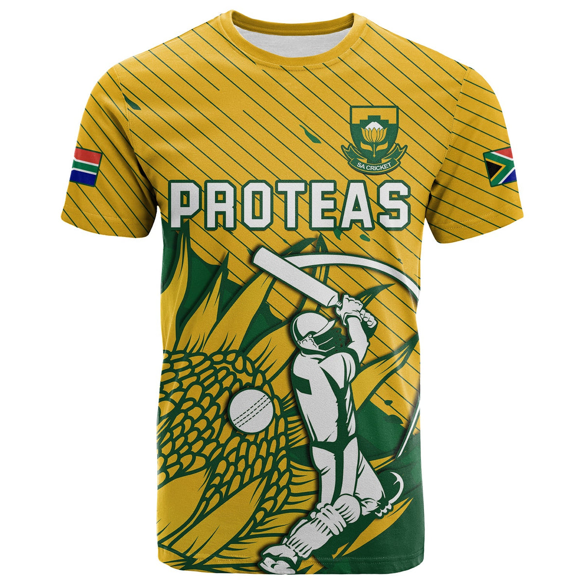 South Africa Cricket T Shirt Go Proteas Unique Style - Wonder Print Shop