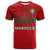 Morocco Football T Shirt World Cup 2022 Red Moroccan Pattern - Wonder Print Shop