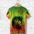 Ethiopia T Shirt Cross Mix Lion Colorful Style - Wonder Print Shop