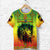 Ethiopia T Shirt Cross Mix Lion Colorful Style - Wonder Print Shop
