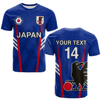 Custom Japan Football T Shirt Samurai Blue World Cup 2022 - Wonder Print Shop