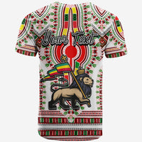 Custom Ethiopia T Shirt Dashiki White Style LT6 - Wonder Print Shop