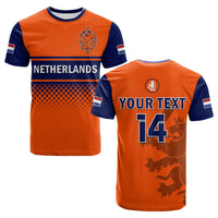 Custom Netherlands Cricket T Shirt ODI Simple Orange Style - Wonder Print Shop