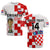 Custom Croatia Football T Shirt Hrvatska Checkerboard Champions WC 2022 - Wonder Print Shop
